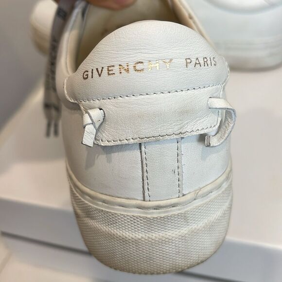 Givenchy Urban White Sneakers 100% calf leather Size 38 - Picture 6 of 7